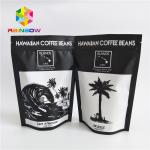 Zipper Laminated Plastic Custom Printed Foil Bags Standing For Coffee Tea for sale