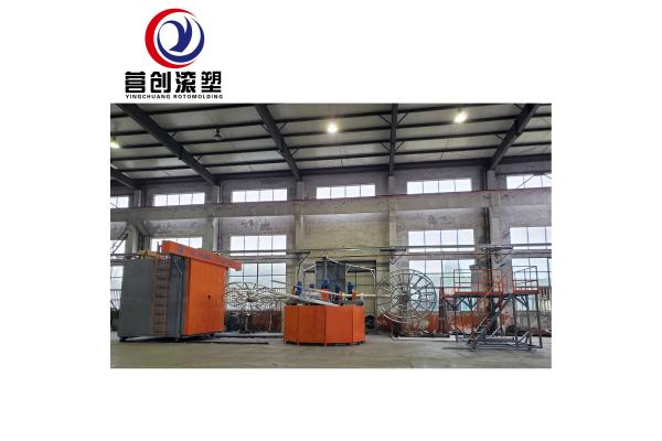 Four Arm Bi Axial Rotomoulding Machine With 7000L Tank Volume