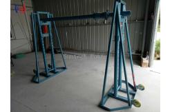 China Hydraulic Cable Reel Stand | Heavy-Duty Wire Payoff System with Adjustable Tension supplier