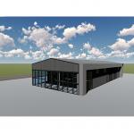 Industrial Steel Building Construction Factory , Economical Prefab Barn Shed