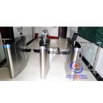 Ethernet / WiFi Thermal Scanner Face Recognition Turnstile With Thermal Camera Factory Company Application for sale