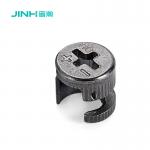 Black Nickel Plated Cam Lock Fitting Connector Adjustable For Knockdown Furniture for sale