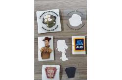 China Custom Artwork Heat Transfer Printed Stickers Fabric Stickers supplier