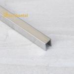 Mirror Stainless Steel Round Edge Tile Trim U6 X 2438mm 200HV Hardness for sale