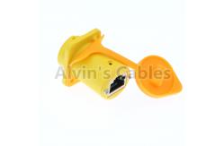 China IP65 Ethernet Waterproof RJ45 Connector Plug / Unplug Connecting Mode 1.5A supplier