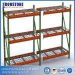 Welded Waterfall Galvanized Finishing Metal Wire Mesh Deck For Pallet Rack