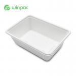 Compostable Sugarcane Bagasse 650ml Box Take Away Food Containers With Lid