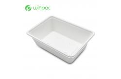 China Compostable Sugarcane Bagasse 650ml Box Take Away Food Containers With Lid supplier