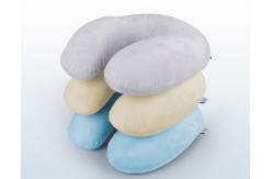 China Soft U Neck Travel Neck Pillow Medium Light Hardness Cotton Comfort Covering supplier