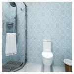 Water-Proof Self Adhesive 3D Floor Wall Decoration Paper Moisture-Proof Wallpaper Sticker for sale
