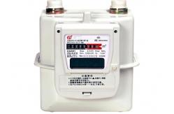 China G2.5 Steel Case Prepaid Gas Meter Wireless Remote Reading With IC Card supplier