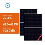 420W 425W Solar Panels Canadian 430W 435W Full Black Solar Module High Performance for sale