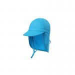 Blue Color Adjustable Childrens Bucket Hats UPF 50+ Sun Protection for sale