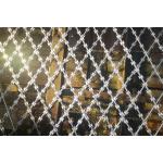Anti Climb Razor Wire Fence Hot Dipped Gi Diamond Razor Barbed Wire Mesh for sale