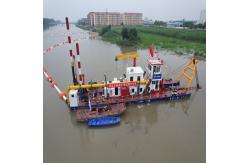 China 20 Inch 3800m3/h Sand Suction Dredger for Channel Cleaning and Mining supplier
