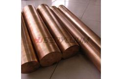 China ASTM C17500 Copper Beryllium Rods Bars With High Electrical Thermal Conductivity supplier