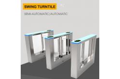 China Access Control Turnstile Barrier Gate Rfid Card Reader Security System 50W/24V supplier