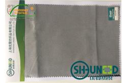 China Polyester Plain Weave Woven Interlining , Fusible Interlining Fabric For Front Fuse supplier