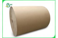 China 160gsm Brown Kraft Testliner Paper For Gift Wrapping 135cm Recycled Pulp supplier