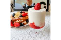 China Tableware Transparent Beer Juice Ice Cream Glass Cup Bulk Kitchen Supplies supplier