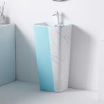 Freestanding Bathroom Sanitary Ware Basin Pedestal Vessel Vanity Sink for sale