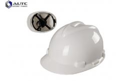 China Petrochemical Construction Hard Hats ABS Plastic Material Textile Straps With Fixing Points supplier