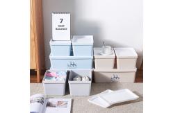 China Large Storing Baby Clothes Plastic Organizer Box With Lid supplier