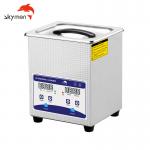 60W FCC Touch Key Jewelry Ultrasonic Cleaner 40khz Skymen With Heater Timer for sale