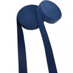 Brushed Polyester Elastic Webbing 25mm Elastic Band Dark Blue