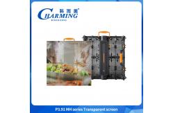 China Pre Maintenance P3.91MH Series IP65 Windproof And Ventilation Design Transparent Screen supplier