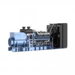 1100kw 1375kva CNG Generator Set Gas Turbine Generator Set Remote Start for sale