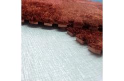 China Eva Back Cheery Interlocking Polyester Area Rugs 9pcs per set supplier