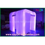 Inflatable Photo Booth Hire White Oxford Cloth Led Strip Lighting Inflatable Photo Booth For Wedding Decoration for sale