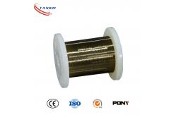 China Ni80Cr20 Alloy Enameled Wire with Good Insulation for Rearview Mirror Defogging supplier