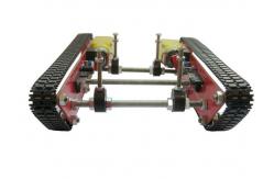 China 100g Tank Smart Car Robot Chassis + Acrylic Plate Track For Arduino supplier