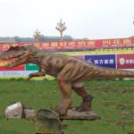 Theme Park  Realistic Animatronic Dinosaur Carnotaurus With Movement And Sound Customization