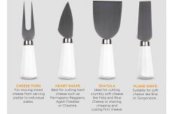 China Customized Bamboo Cheese Knife And Cutting Board Set Formaldehyde Free supplier