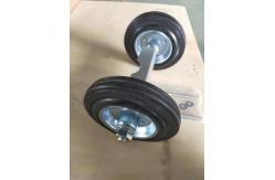 China Sliding Gate Caster Wheel Heavy Duty Rubber Wheel with Universal Mount Plate 220lbs supplier