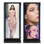 VETO 70 Inch Full Screen Digital Signage And Display 4k Resolution Indoor Floor Standing Advertising Kiosks for sale