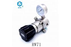 China RW71 Back Pressure Flow Control Valve , 250 Psi Exhaust Back Pressure Regulator supplier