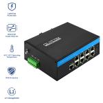Layer 2 Manageable Ethernet Switch 8 Port PoE Gigabit 802.3Af/at 240W Vitesse Based CE for sale