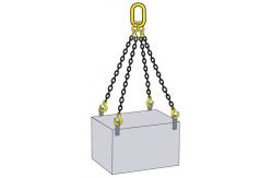 China 32mm 4 Way Lifting Chains , ISO1835 4 Point Lifting Chain supplier