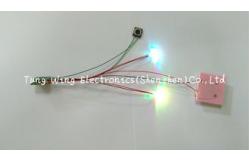 China Flashing LED Small Sound Module AG10 Battery With Beautiful Lights supplier
