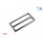 Curved Double Loop Metal Slide Buckle 50mm Inner Size Polished Rustproof