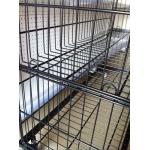 Custom Metallic Folding Large Wire Baskets For Storage / Wire Mesh Baskets