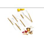 White and Gold silicone kitchen utensil sets gold utensil holder for sale