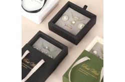 China Rectangular Jewelry Packaging Box Elegant Presentation Package Recyclable supplier