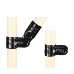 Customization Lean Tube Connector 45 Degree Angle Metal Joint Fittings for Pipe System HJ-7 for sale