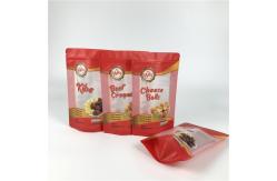 China Plastic GMOPP VMPET Stand Up Zipper Bag With Clear Window supplier