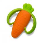 MHC Silicone Baby Teether , Carrot Children Silicone Toys Custom for sale